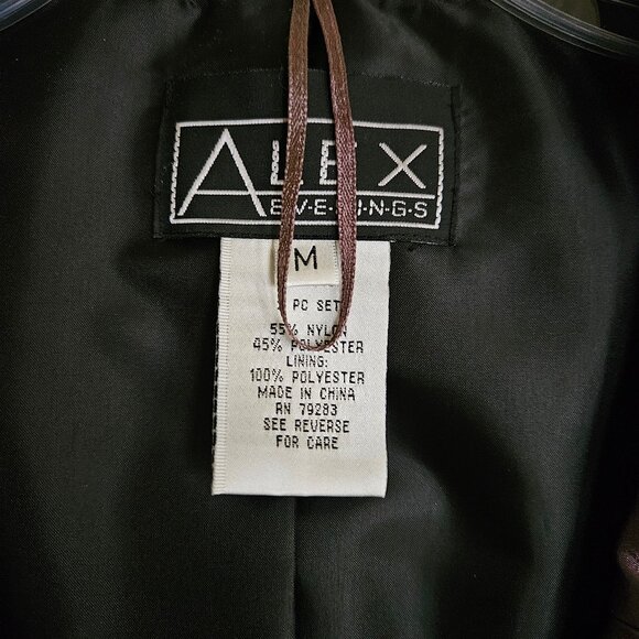 Alex Evenings shimmery jacket NWT M - Picture 7 of 8